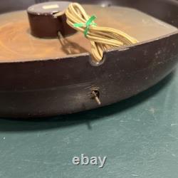 Vintage General Electric 17.5 2915C Bakelite Wall Clock Made USA Tested Working