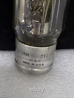 Vintage General Electric 211 VT-4-C USA Vacuum Tube Untested