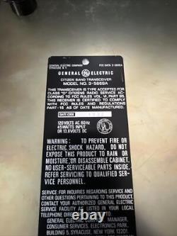 Vintage General Electric 3-5869a CB Radio 40 Channel PLL System 1/1 on ebay