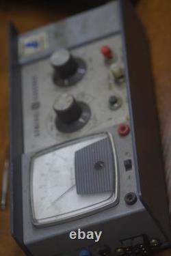 Vintage General Electric 4EX3A11 General Electric Radio Test Set, Manual, CABLES