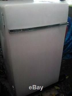 Vintage, General Electric, 60's pedal pink working upright refrigerator freezer