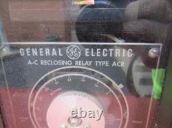 Vintage General Electric A-c Reclosing Relay Type Acr