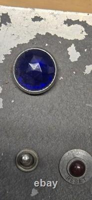 Vintage General Electric AC/DC Test Panel w Gauges Industrial Steampunk Lab