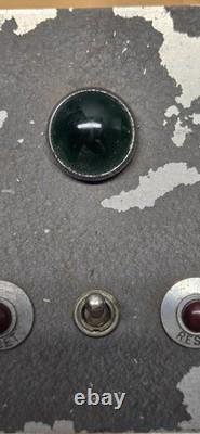 Vintage General Electric AC/DC Test Panel w Gauges Industrial Steampunk Lab