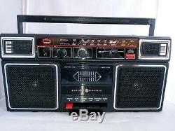Vintage General Electric AM/FM Stereo Boombox Model 3-5452A Cassette Player WORK