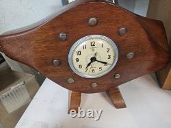 Vintage General Electric Airplane Propeller Alarm Model 7H94 Desk Mantel Clock