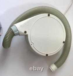 Vintage General Electric Aqua Blue Portable Bonnet Hair Dryer with Carrying Case