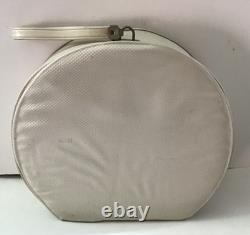 Vintage General Electric Aqua Blue Portable Bonnet Hair Dryer with Carrying Case