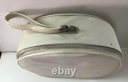 Vintage General Electric Aqua Blue Portable Bonnet Hair Dryer with Carrying Case