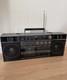 Vintage General Electric Boombox Ge Model 3-b266b Cassette Radio Recorder