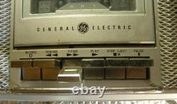 Vintage General Electric Boombox No 3-52454A AM FM Cassette For Parts or Restore