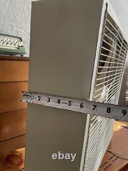 Vintage General Electric Box fan 3 Speed 5 Blade GE 21.5x21.560s/70s McM works