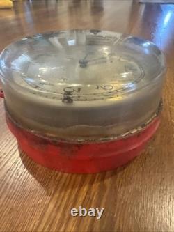 Vintage General Electric CS-9 Ship's Bell, Fire, Industrial Wall Clock