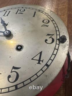 Vintage General Electric CS-9 Ship's Bell, Fire, Industrial Wall Clock