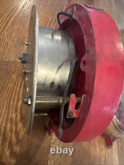Vintage General Electric CS-9 Ship's Bell, Fire, Industrial Wall Clock