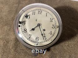 Vintage General Electric CS-9 Ship's Clock. Working & In Great Condition