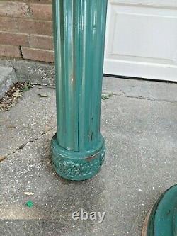 Vintage General Electric Cast Iron Street Light Pole