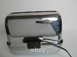 Vintage General Electric Chrome Toaster & Oven 25t83 As Is