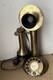 Vintage General Electric Company Brass Candlestick Telephone Rotary Dial