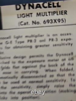 Vintage General Electric DYNACELL P 2 Exposure meter