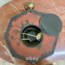 Vintage General Electric Decorative Tole Wall Clock