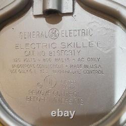 Vintage General Electric Electric Skillet/Fondue/Sauce Pot Set Yellow New