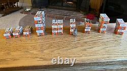 Vintage General Electric Electronic Tube Set of 20 with Boxes 6S4A 6CE5/6BC5 Etc