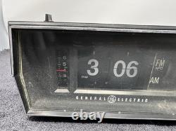 Vintage General Electric Flip Clock Radio Alarm Clock Tested Works