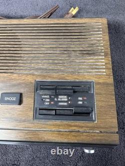 Vintage General Electric Flip Clock Radio Alarm Clock Tested Works