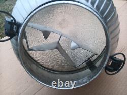 Vintage General Electric Form 207 Deep Bowl Street Light Globe Assembly 1940's