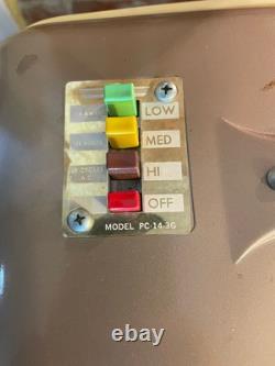 Vintage General Electric Frigid 14 Inch Box Fan Metal Blade Withbox PC-14-3G Mint