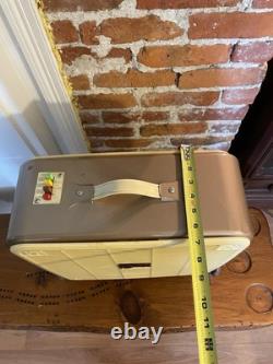 Vintage General Electric Frigid 14 Inch Box Fan Metal Blade Withbox PC-14-3G Mint