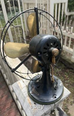 Vintage General Electric G. E. 1927 Whiz Fan Works