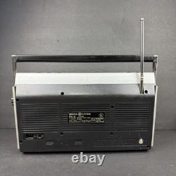 Vintage General Electric GE 3-5256A AM/FM Stereo Boombox Cassette Working WithBox