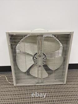 Vintage General Electric GE 3-Speed Electrically Reversible Box Fan