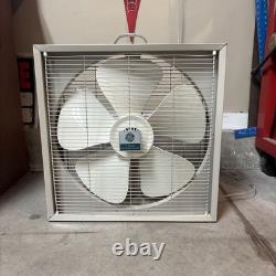Vintage General Electric GE 3-Speed Electrically Reversible Box Fan. Works great