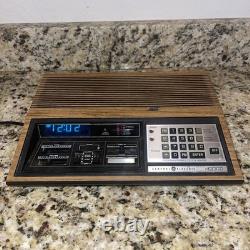 Vintage General Electric GE 4885 Alarm Clock Radio Am Fm 7-4885A (Tested Read)