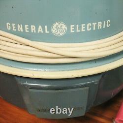 Vintage General Electric GE Canister Vacuum Cleaner V15C9 Baby Blue Great Shape
