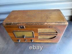 Vintage General Electric GE F-80 Tube Radio Wood Tabletop AM Radio 1930 Untested Vintage General Electric GE F-80 Tube Radio Wood Tabletop AM Radio 1930 Untested
