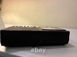 Vintage General Electric GE FM/AM Clock Radio Cassette Player Recorder 7-4956B