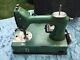 Vintage General Electric Ge Green Sewing Machine Model A Featherweight Type