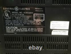 Vintage General Electric GE Model 4CM3326X AM FM Stereo 5 TV Micro Cassette