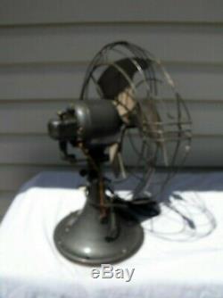 Vintage General Electric GE Oscillating Vortalex Fan 3 Blade