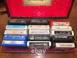 Vintage General Electric GE Portable 8 Track Player 3-5505F WORKS + Collection
