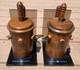 Vintage General Electric Ge Power Transformer Souvenir Bookends