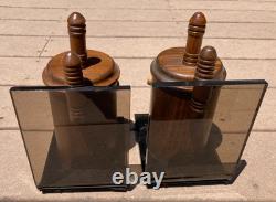 Vintage General Electric GE Power Transformer Souvenir Bookends