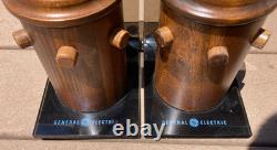 Vintage General Electric GE Power Transformer Souvenir Bookends