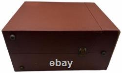 Vintage General Electric GE RP-1112A Portable Record Player Turntable Radio Work