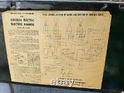 Vintage General Electric GE Range Stove Broiler Oven Great Shape Rare