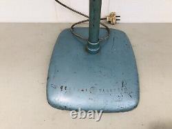 Vintage General Electric GE Standing Floor Fan Blue